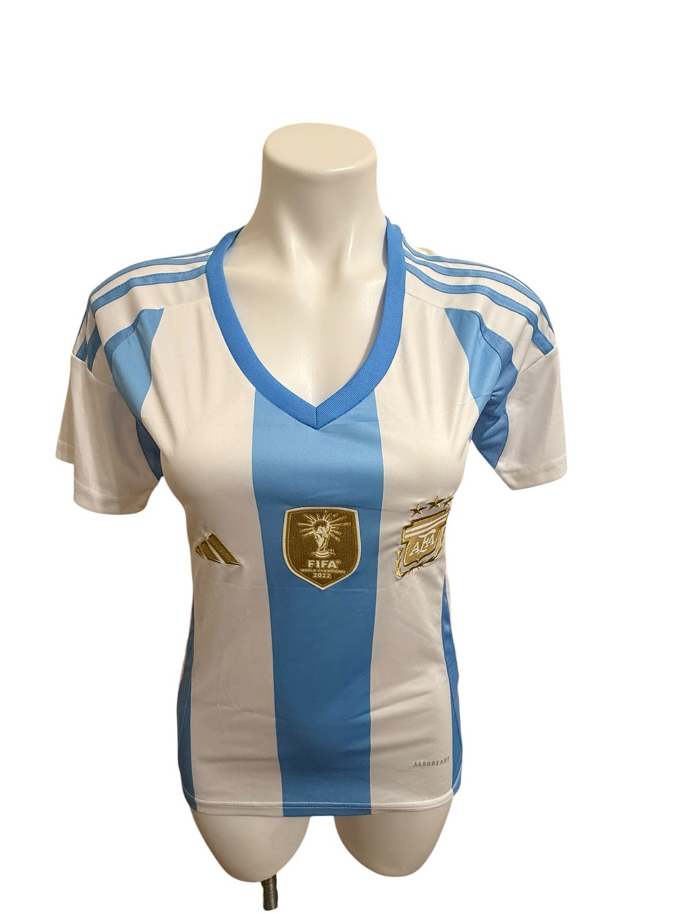 Adidas Womens Argentina World Cup 2022 Home Jersey soccer Size M New With Tags